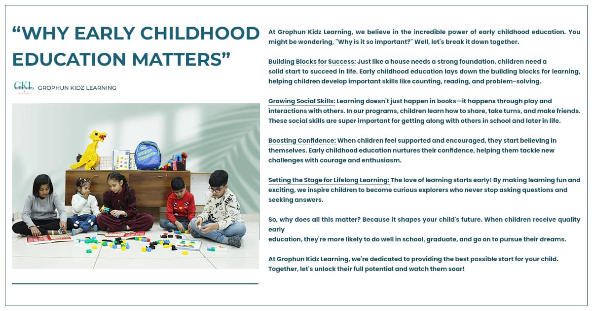 Why Early Childhood Education Matters?