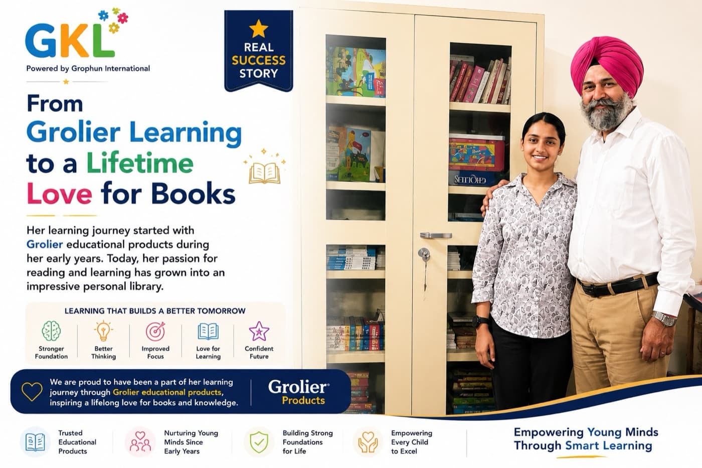 Real success story — from Grolier learning to a lifetime love for books