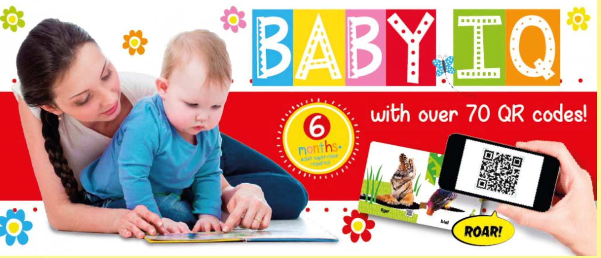 Baby IQ — interactive book with over 70 QR codes