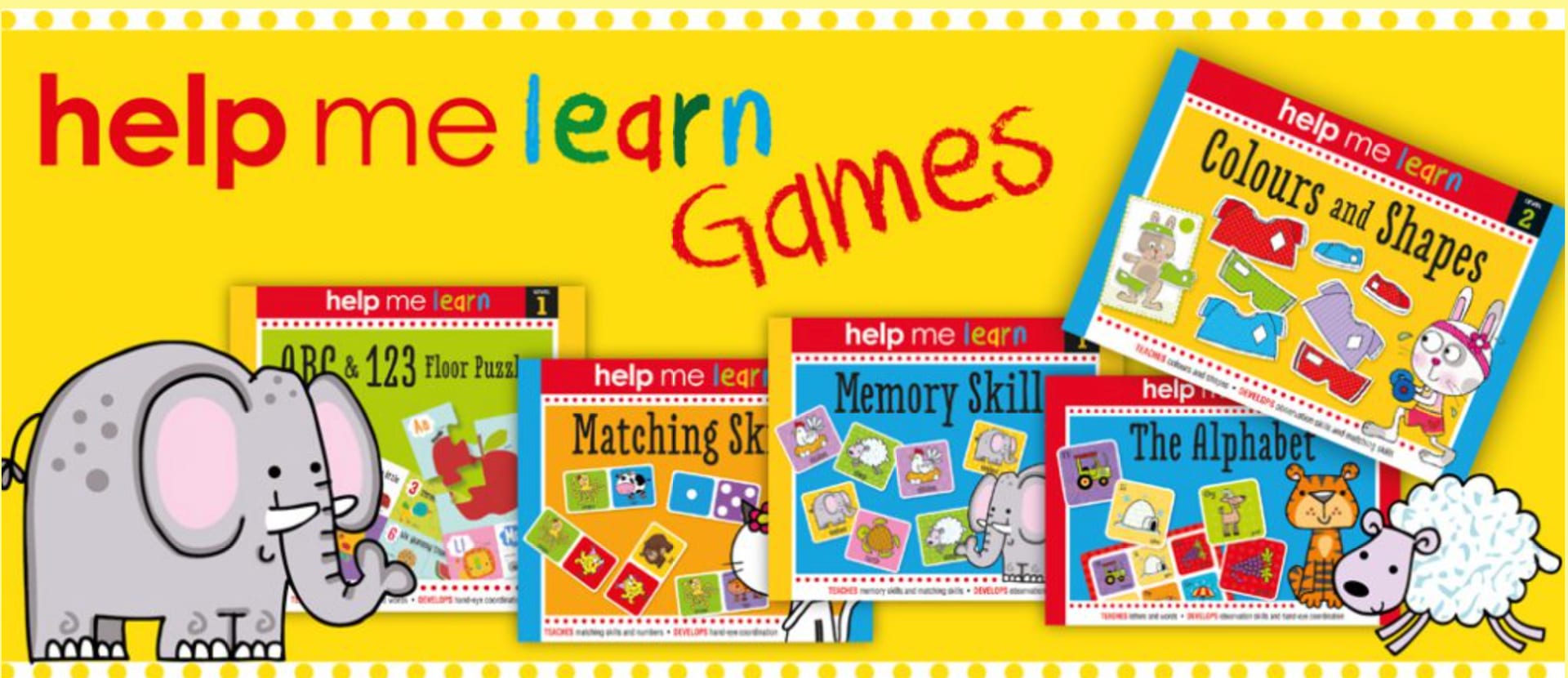 Help Me Learn Games — matching, memory and alphabet skills