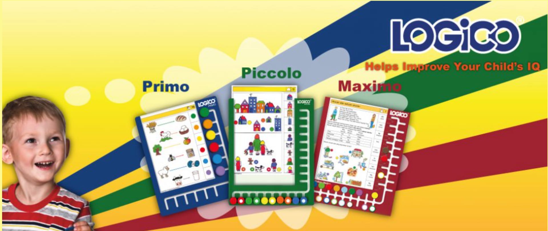 Logico Primo, Piccolo and Maximo — helps improve your child's IQ