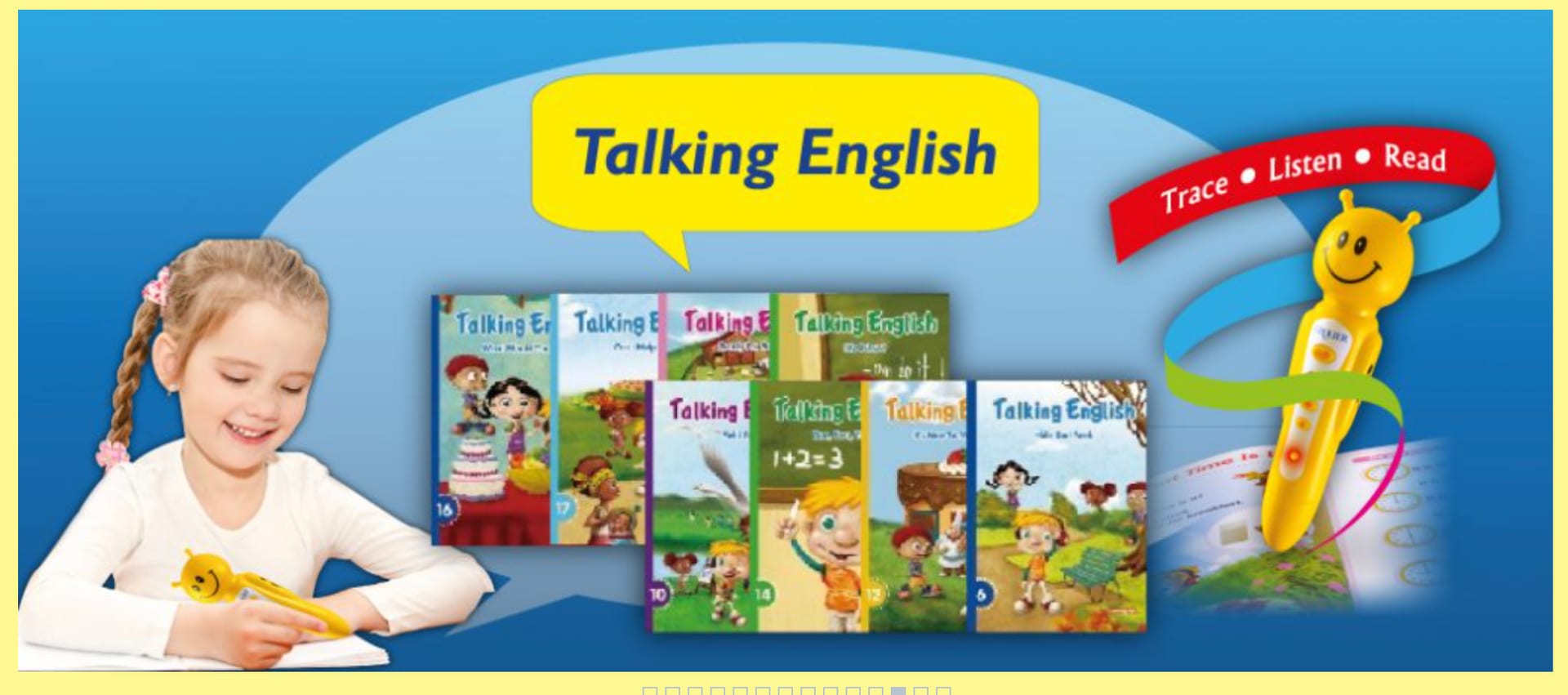 Talking English — trace, listen and read